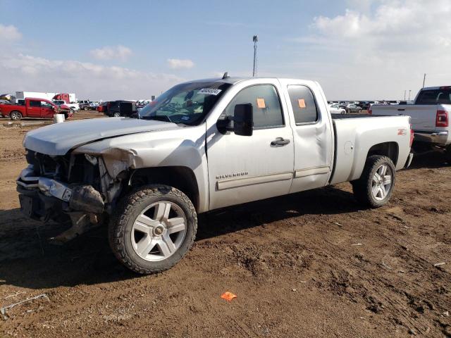 1GCSKSE36AZ116849 - 2010 CHEVROLET SILVERADO K1500 LT SILVER photo 1