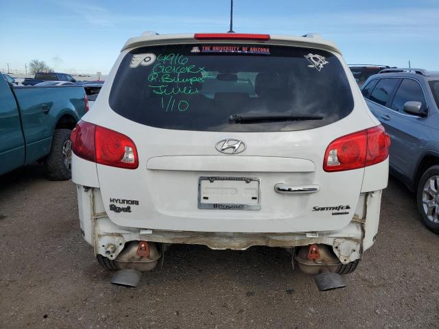 5NMSH13E98H167922 - 2008 HYUNDAI SANTA FE SE WHITE photo 6