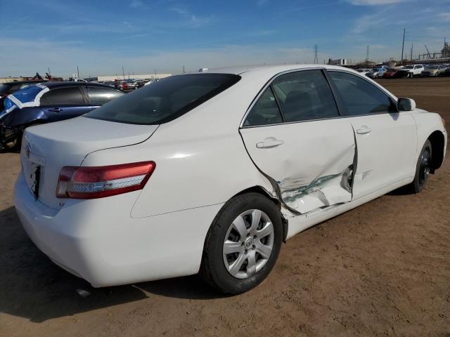 4T4BF3EK9BR183611 - 2011 TOYOTA CAMRY BASE WHITE photo 3