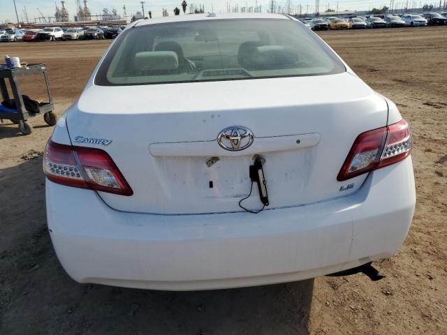 4T4BF3EK9BR183611 - 2011 TOYOTA CAMRY BASE WHITE photo 6