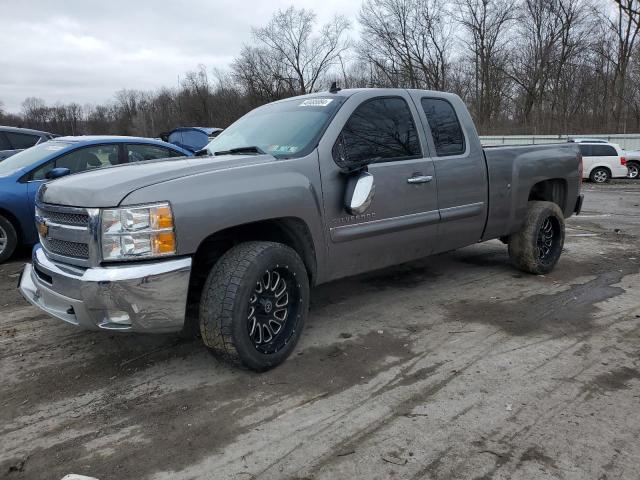 1GCRKSE7XDZ185825 - 2013 CHEVROLET SILVERADO K1500 LT GRAY photo 1