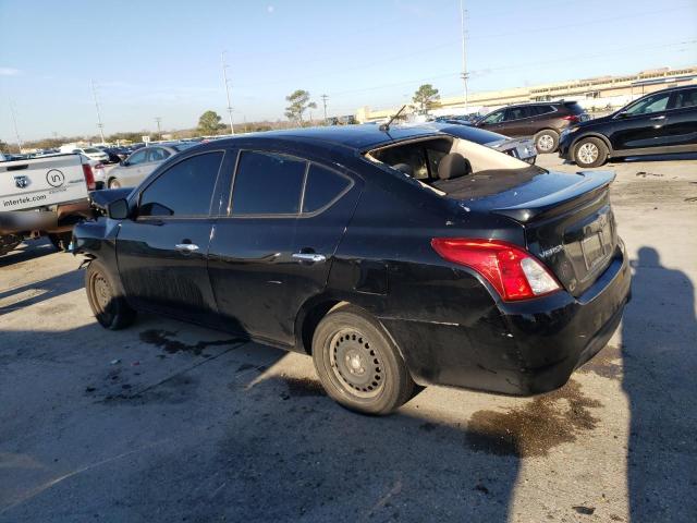 3N1CN7AP6KL805335 - 2019 NISSAN VERSA S BLACK photo 2