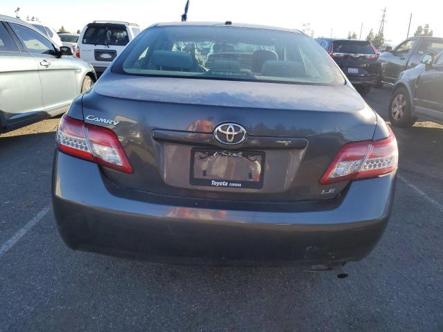 4T4BF3EK4BR164948 - 2011 TOYOTA CAMRY BASE GRAY photo 6