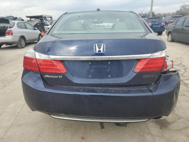 1HGCR2F85EA237615 - 2014 HONDA ACCORD EXL BLUE photo 6