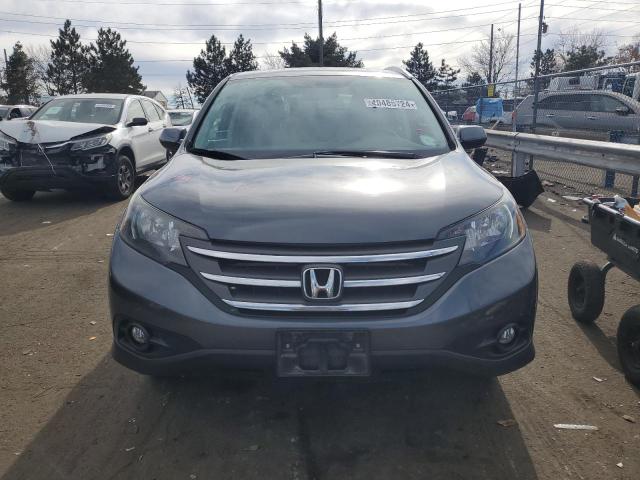 2HKRM4H75DH646051 - 2013 HONDA CR-V EXL GRAY photo 5