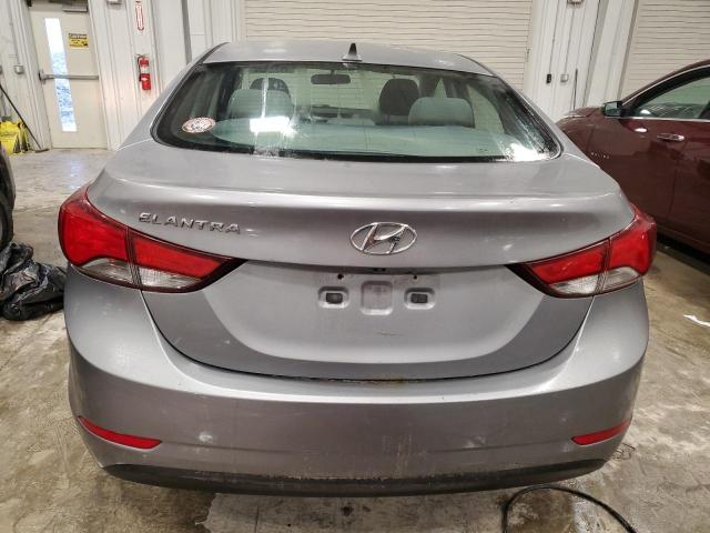 KMHDH4AE2EU154409 - 2014 HYUNDAI ELANTRA SE GRAY photo 6