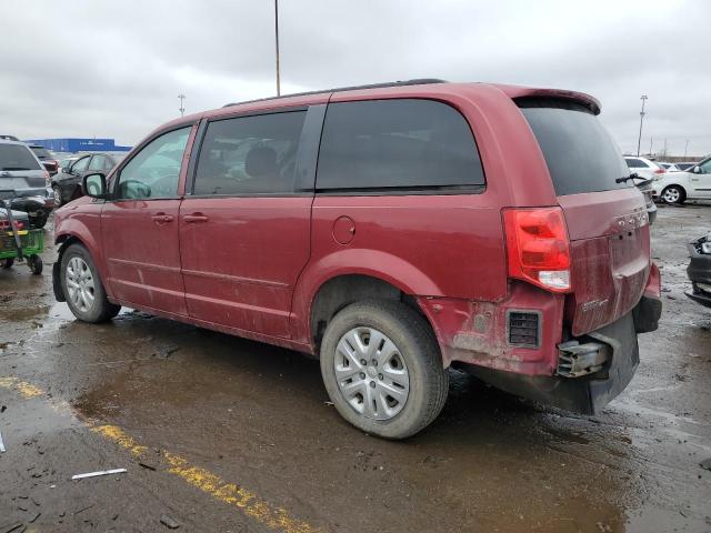 2C4RDGCG6ER153525 - 2014 DODGE GRAND CARA SXT RED photo 2