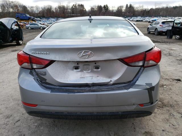 5NPDH4AE4FH569845 - 2015 HYUNDAI ELANTRA SE SILVER photo 6