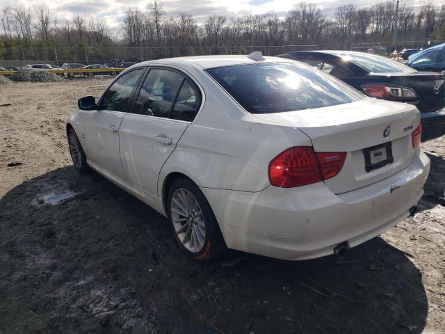 WBAPL5C55BA919657 - 2011 BMW 335 XI WHITE photo 2