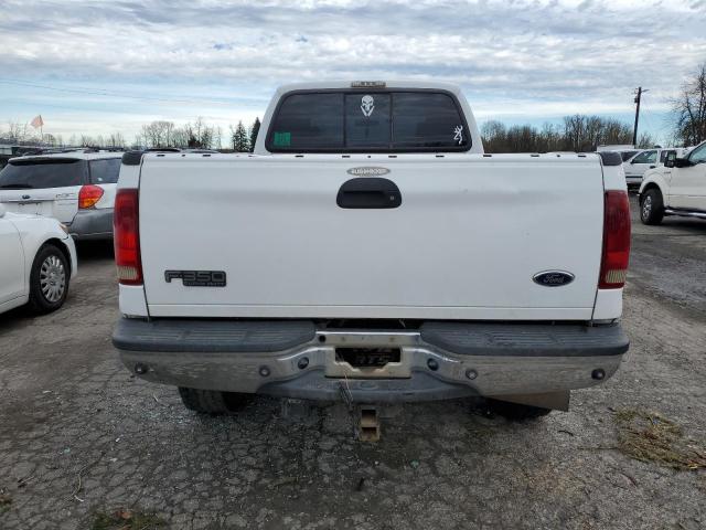 1FTSW31P54EA82160 - 2004 FORD F350 SRW SUPER DUTY WHITE photo 6