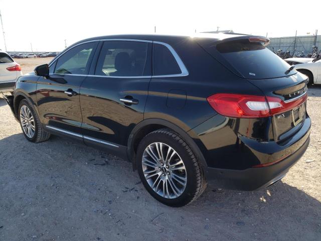 2LMPJ6LR7JBL26466 - 2018 LINCOLN MKX RESERVE أسود صورة 2