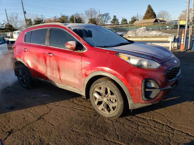 KNDP6CAC8L7638242 - 2020 KIA SPORTAGE S RED photo 4