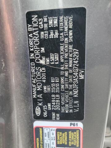 KNDJP3A54G7245297 - 2016 KIA SOUL + GRAY photo 13