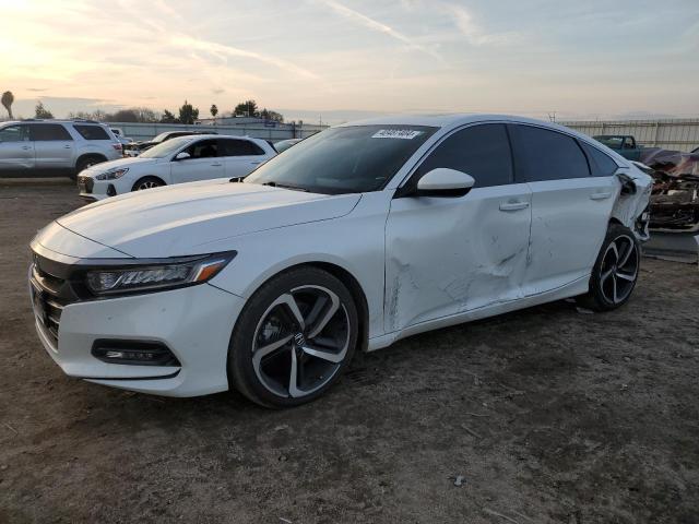 1HGCV2F30KA034871 - 2019 HONDA ACCORD SPORT WHITE photo 1