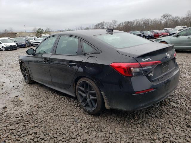 2HGFE2F58NH575803 - 2022 HONDA CIVIC SPORT BLACK photo 2