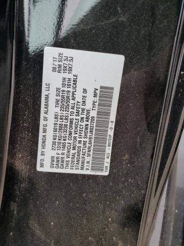 5FNRL6H91JB037209 - 2018 HONDA ODYSSEY ELITE Negro foto 13