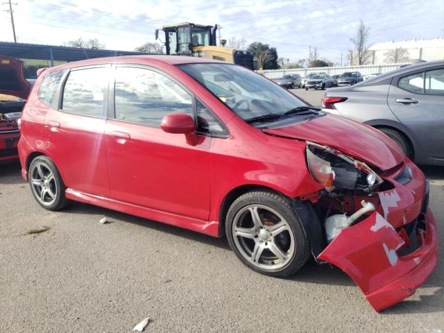 JHMGD38617S042025 - 2007 HONDA FIT S 红色 照片 4