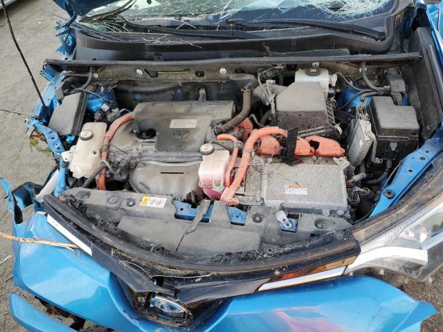 JTMRJREV7JD172632 - 2018 TOYOTA RAV4 HV LE BLUE photo 12