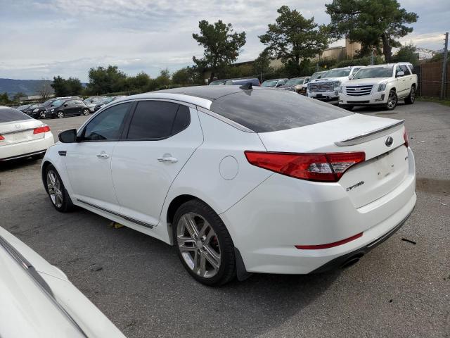 5XXGR4A61DG131716 - 2013 KIA OPTIMA SX WHITE photo 2