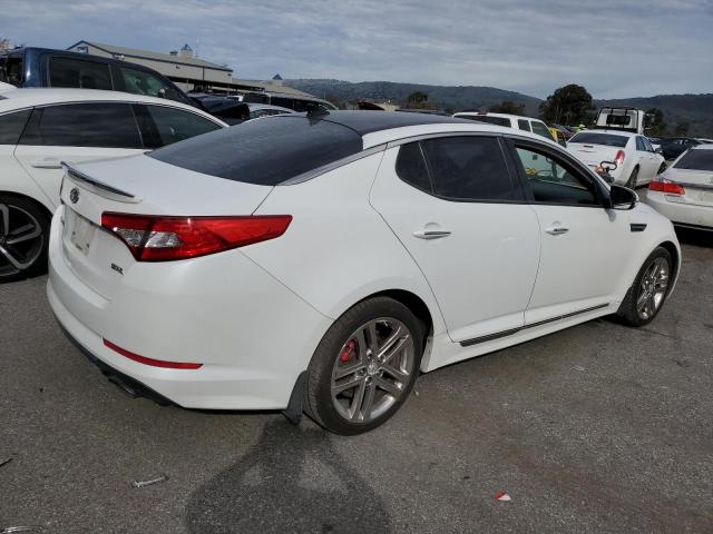 5XXGR4A61DG131716 - 2013 KIA OPTIMA SX WHITE photo 3