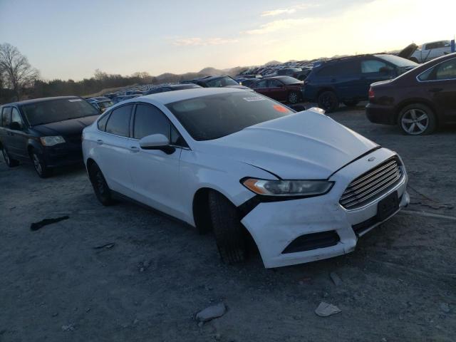 3FA6P0G78DR344471 - 2013 FORD FUSION S WHITE photo 4