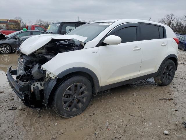 KNDPBCAC3F7681127 - 2015 KIA SPORTAGE LX WHITE photo 1