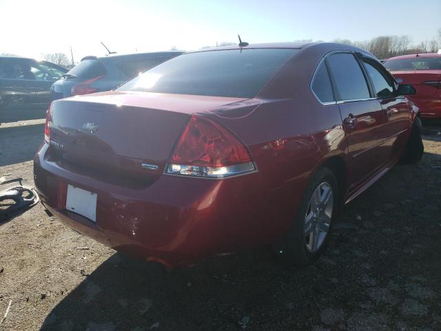 2G1WB5E34E1167101 - 2014 CHEVROLET IMPALA LIM LT RED photo 3