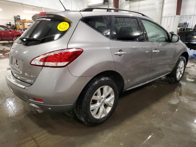 JN8AZ1MW1BW182696 - 2011 NISSAN MURANO S GRAY photo 3