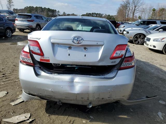 4T1BF3EK5BU192378 - 2011 TOYOTA CAMRY BASE SILVER photo 6