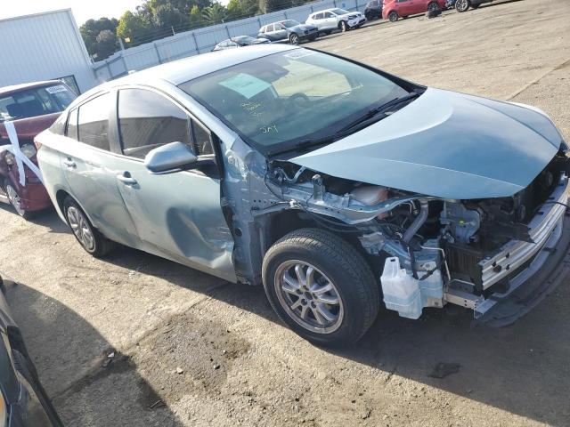 JTDKARFU7L3112494 - 2020 TOYOTA PRIUS L GREEN photo 4