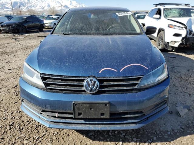 3VW1K7AJ2FM252088 - 2015 VOLKSWAGEN JETTA BASE Կապույտ լուսանկար 5