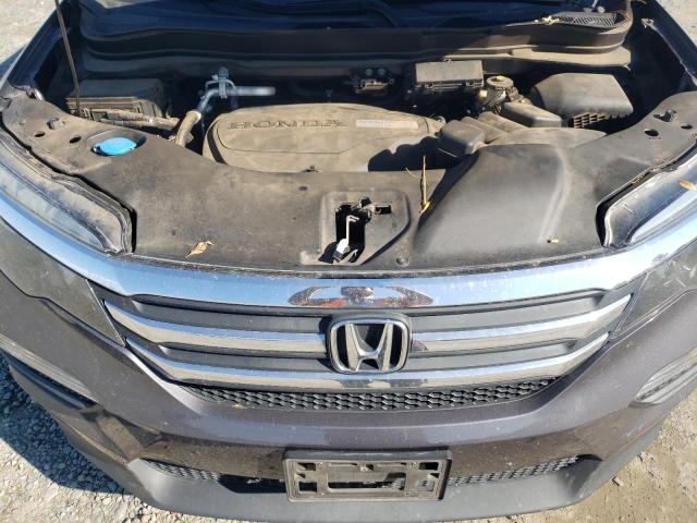 5FNYF6H58JB028829 - 2018 HONDA PILOT EXL GRAY photo 12