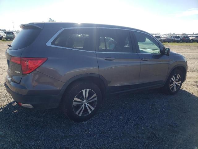 5FNYF6H58JB028829 - 2018 HONDA PILOT EXL GRAY photo 3