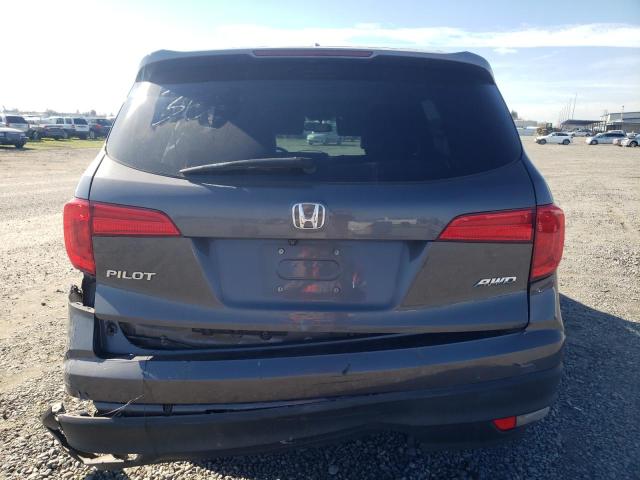 5FNYF6H58JB028829 - 2018 HONDA PILOT EXL GRAY photo 6