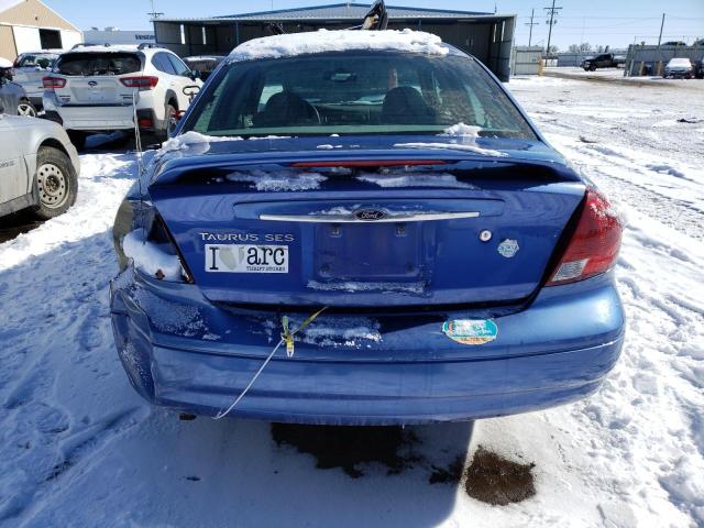 1FAFP55U13A146006 - 2003 FORD TAURUS SES BLUE photo 6