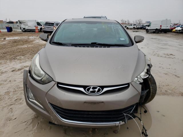 5NPDH4AEXGH720642 - 2016 HYUNDAI ELANTRA SE GRAY photo 5