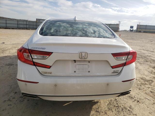 1HGCV2F98KA005185 - 2019 HONDA ACCORD TOURING WHITE photo 6