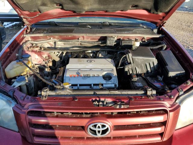 JTEHP21A270229674 - 2007 TOYOTA HIGHLANDER SPORT BURGUNDY photo 11