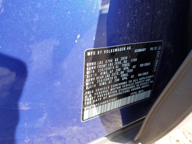 WVGTMPE24NP072687 - 2022 VOLKSWAGEN ID.4 PRO S ლურჯი ფოტო 14