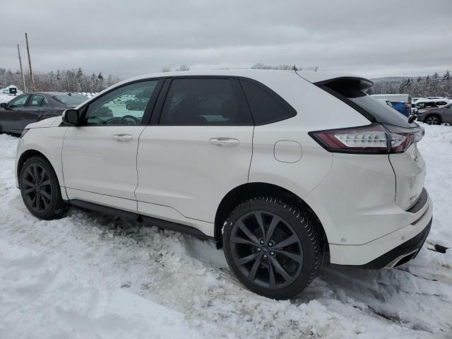 2FMPK4AP4HBB73134 - 2017 FORD EDGE SPORT WHITE photo 2