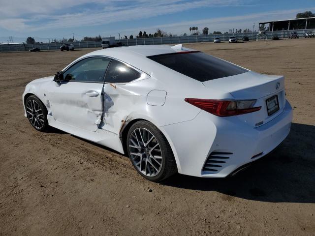 JTHHA5BC3H5007185 - 2017 LEXUS RC 200T WHITE photo 2