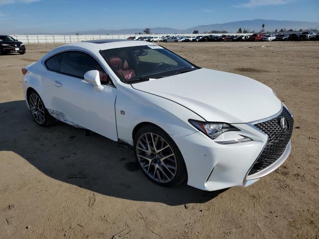 JTHHA5BC3H5007185 - 2017 LEXUS RC 200T WHITE photo 4