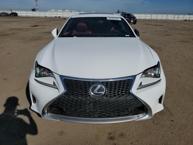 JTHHA5BC3H5007185 - 2017 LEXUS RC 200T WHITE photo 5