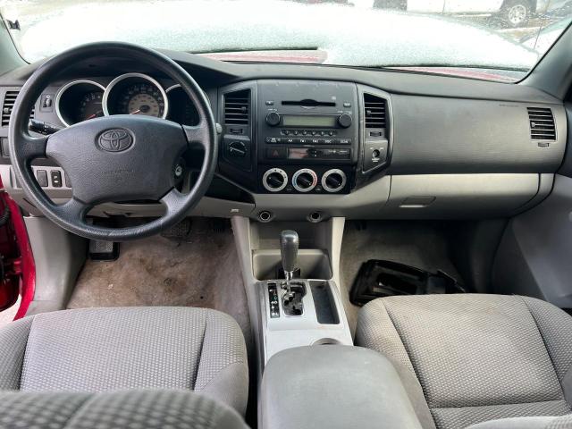 5TEUU42NX5Z124001 - 2005 TOYOTA TACOMA ACCESS CAB Қызыл фото 9