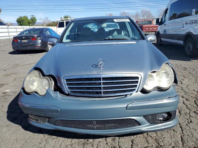 WDBRF52H16F734558 - 2006 MERCEDES-BENZ C 230 BLUE photo 5