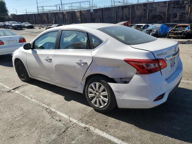 3N1AB7APXJY321055 - 2018 NISSAN SENTRA S WHITE photo 2