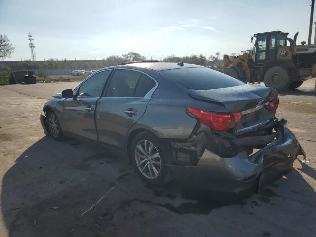 JN1BV7AP8FM349944 - 2015 INFINITI Q50 BASE GRAY photo 2