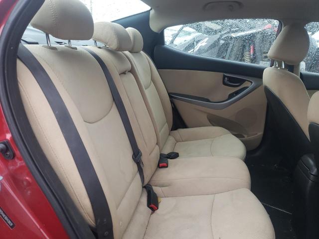 5NPDH4AE9DH438939 - 2013 HYUNDAI ELANTRA GLS RED photo 10