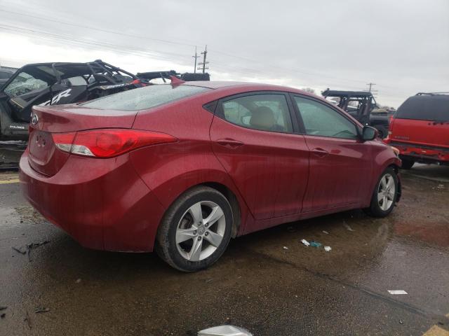 5NPDH4AE9DH438939 - 2013 HYUNDAI ELANTRA GLS RED photo 3