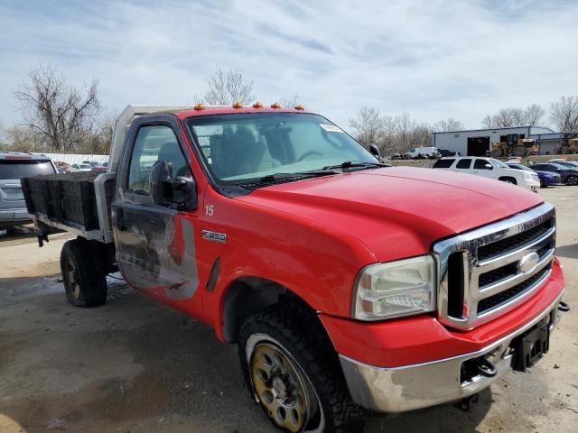 1FTWF315X6EB80801 - 2006 FORD F350 SRW SUPER DUTY RED photo 4